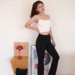 超彈力小喇叭褲